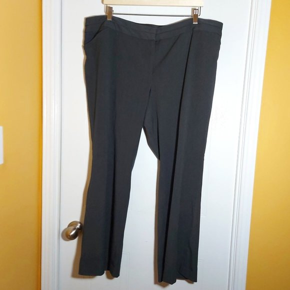 Gray Wide Leg Dress Pants - Size 20 Plus Petites - Picture 1 of 4